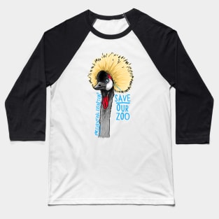 Day 22- Grey-Crowned Crane Baseball T-Shirt